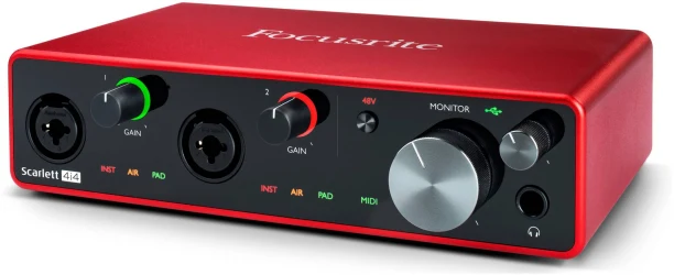 Focusrite Scarlett 4i4 3rd Gen в Москве c доставкой