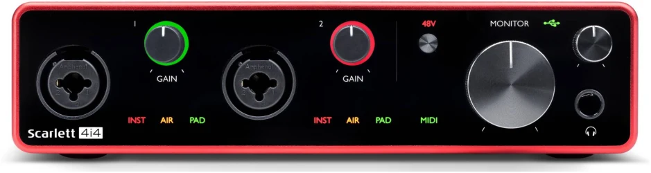 Focusrite Scarlett 4i4 3rd Gen в Москве c доставкой