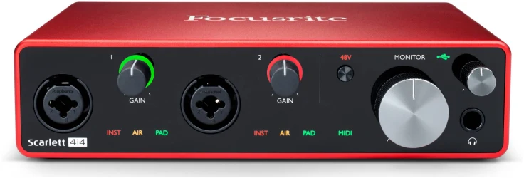 Focusrite Scarlett 4i4 3rd Gen в Москве c доставкой