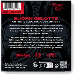 Dunlop BJORN GELOTTE ARTIST-SELECTED CUSTOM GUITAR STRINGS 12-68 BIG1268 в Москве c доставкой