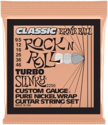 Ernie Ball 2256 Classic Rock n Roll Pure Nickel Slinky Turbo 9.5-46 в Москве c доставкой